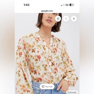 Tuckernuck Floral Blouse